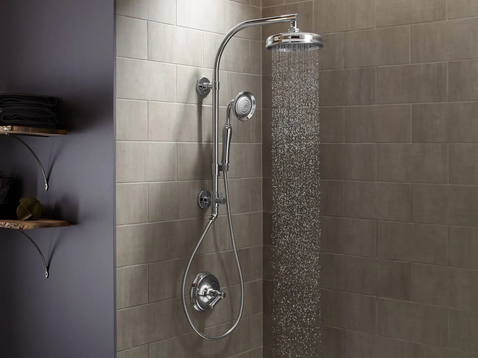Arch shower column^Kohler