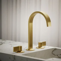 Bathroom sink faucet spout with Ribbon design, 1.2 gpm^Kohler