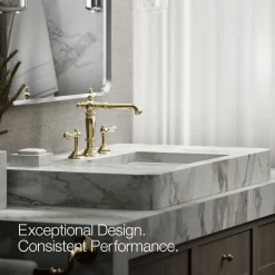 Bathroom sink faucet spout with Column design, 1.2 gpm^Kohler New