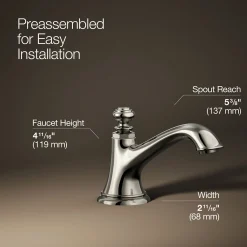 Bathroom sink faucet spout with Bell design, 1.2 gpm^Kohler New