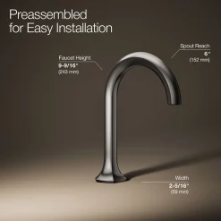 Bathroom sink faucet spout with Cane design, 1.2 gpm^Kohler Clearance