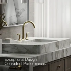 Bathroom sink faucet spout with Cane design, 1.2 gpm^Kohler Clearance