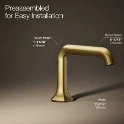 Bathroom sink faucet spout with Straight design, 1.2 gpm^Kohler Discount