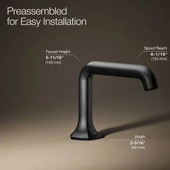 Bathroom sink faucet spout with Straight design, 1.2 gpm^Kohler Discount