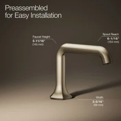Bathroom sink faucet spout with Straight design, 1.2 gpm^Kohler Discount