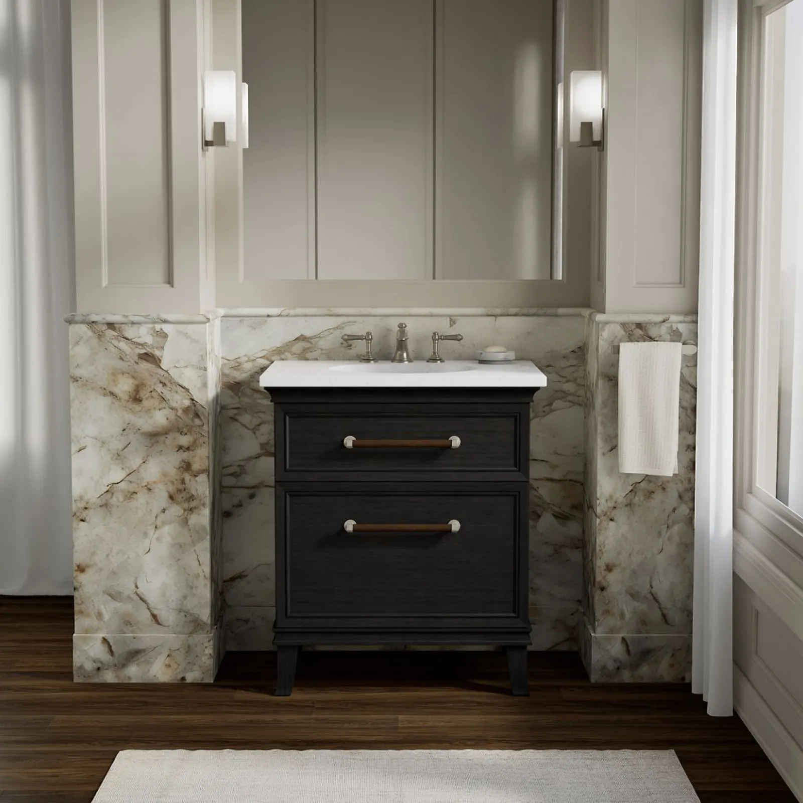 30" bathroom vanity cabinet^Kohler Sale