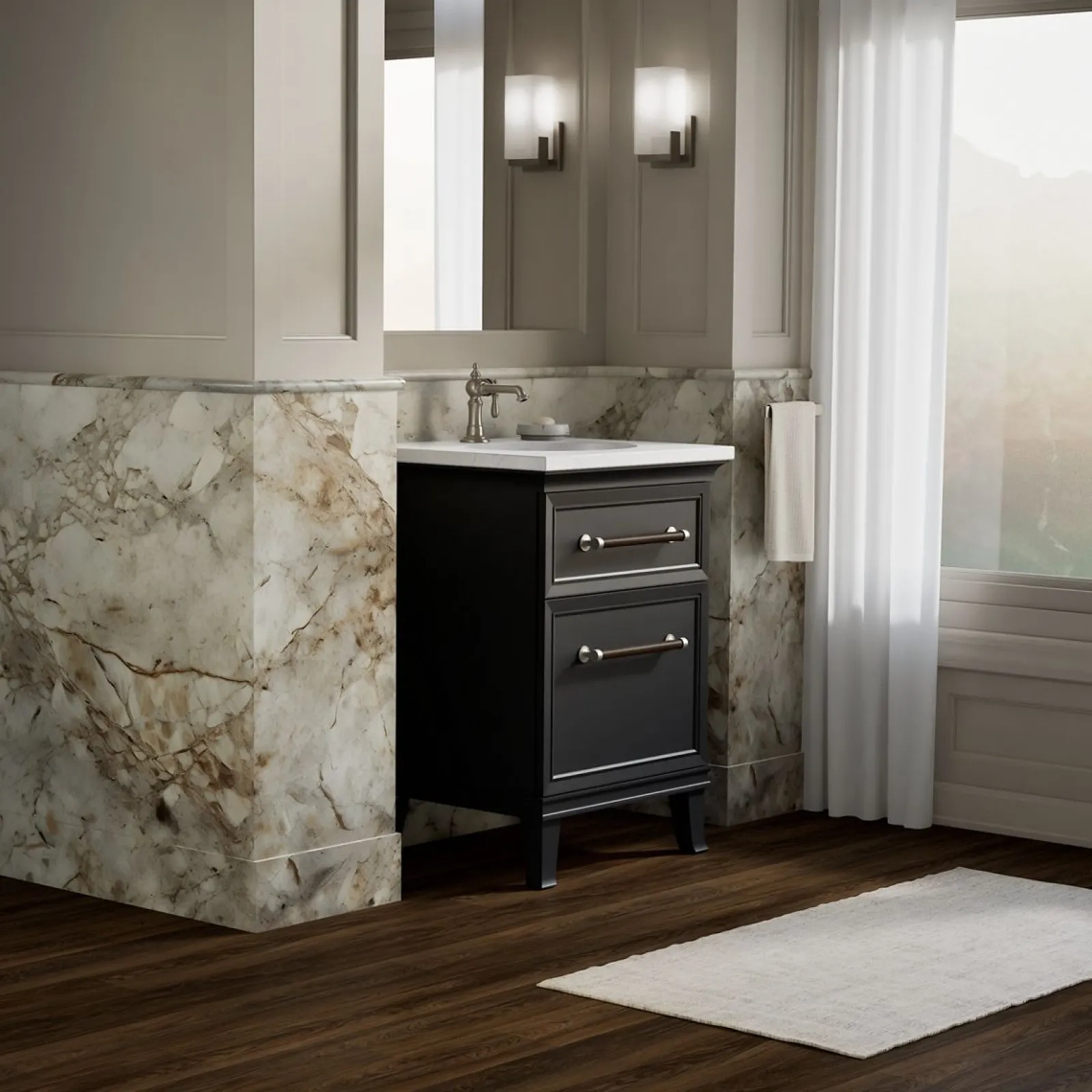 24" bathroom vanity cabinet^Kohler Best