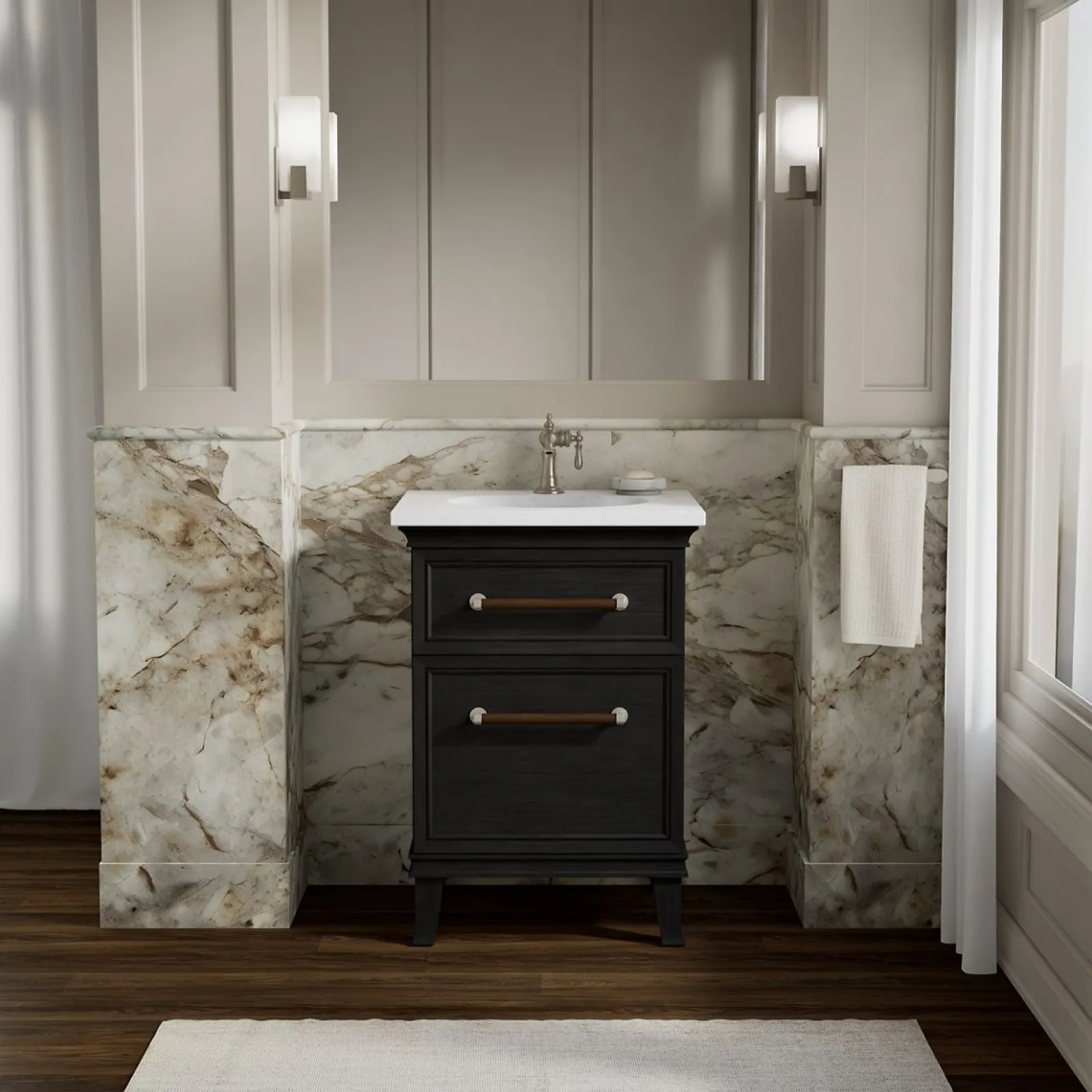 24" bathroom vanity cabinet^Kohler Best