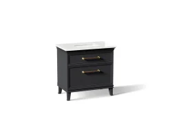 36" bathroom vanity cabinet with sink and quartz top^Kohler Outlet