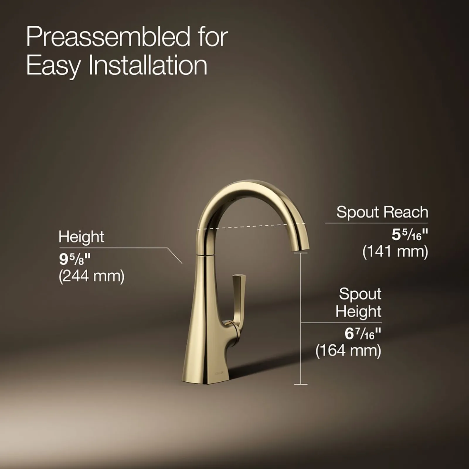 Beverage faucet^Kohler New