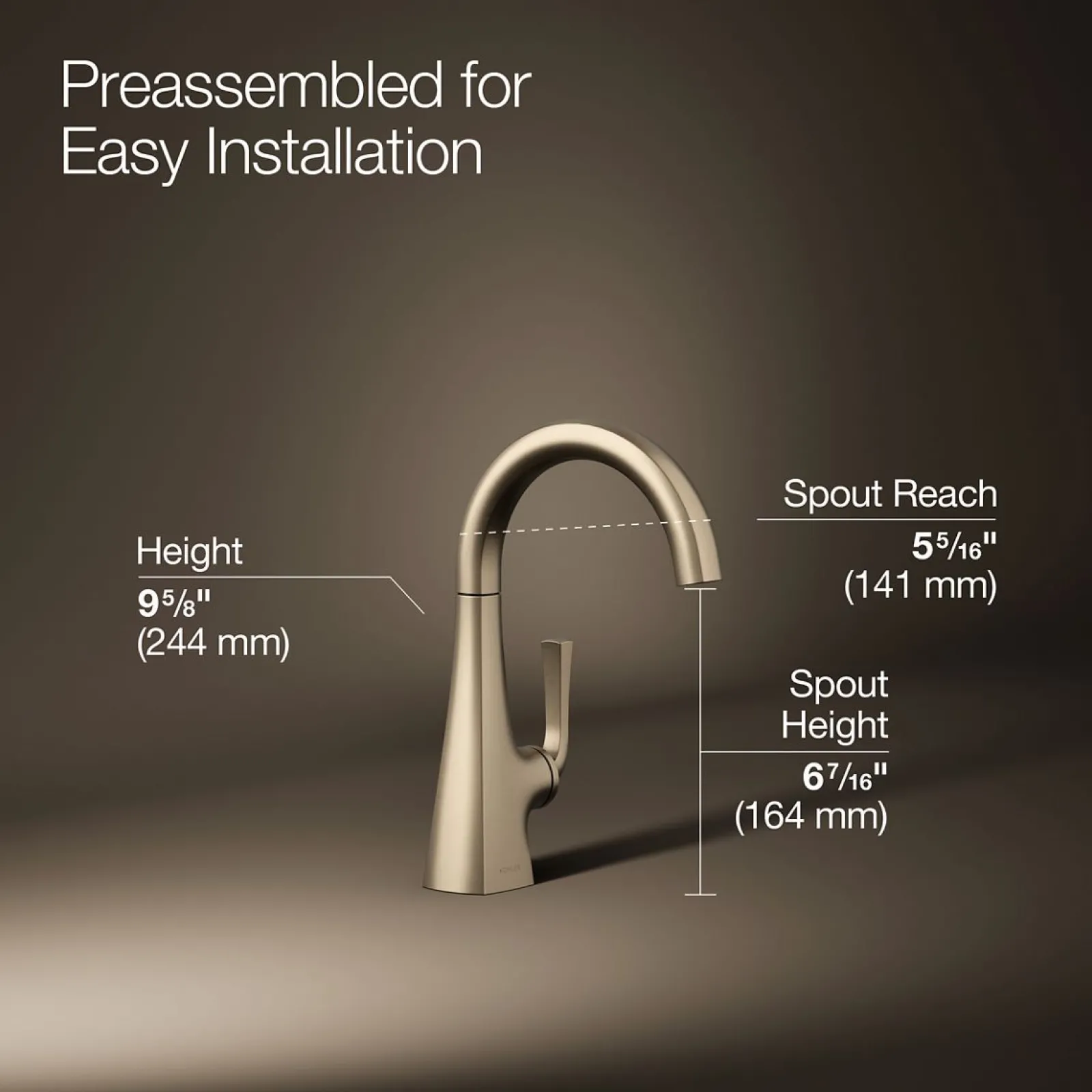 Beverage faucet^Kohler New
