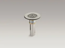 Brass sink drain and strainer with tailpiece for 3-1/2