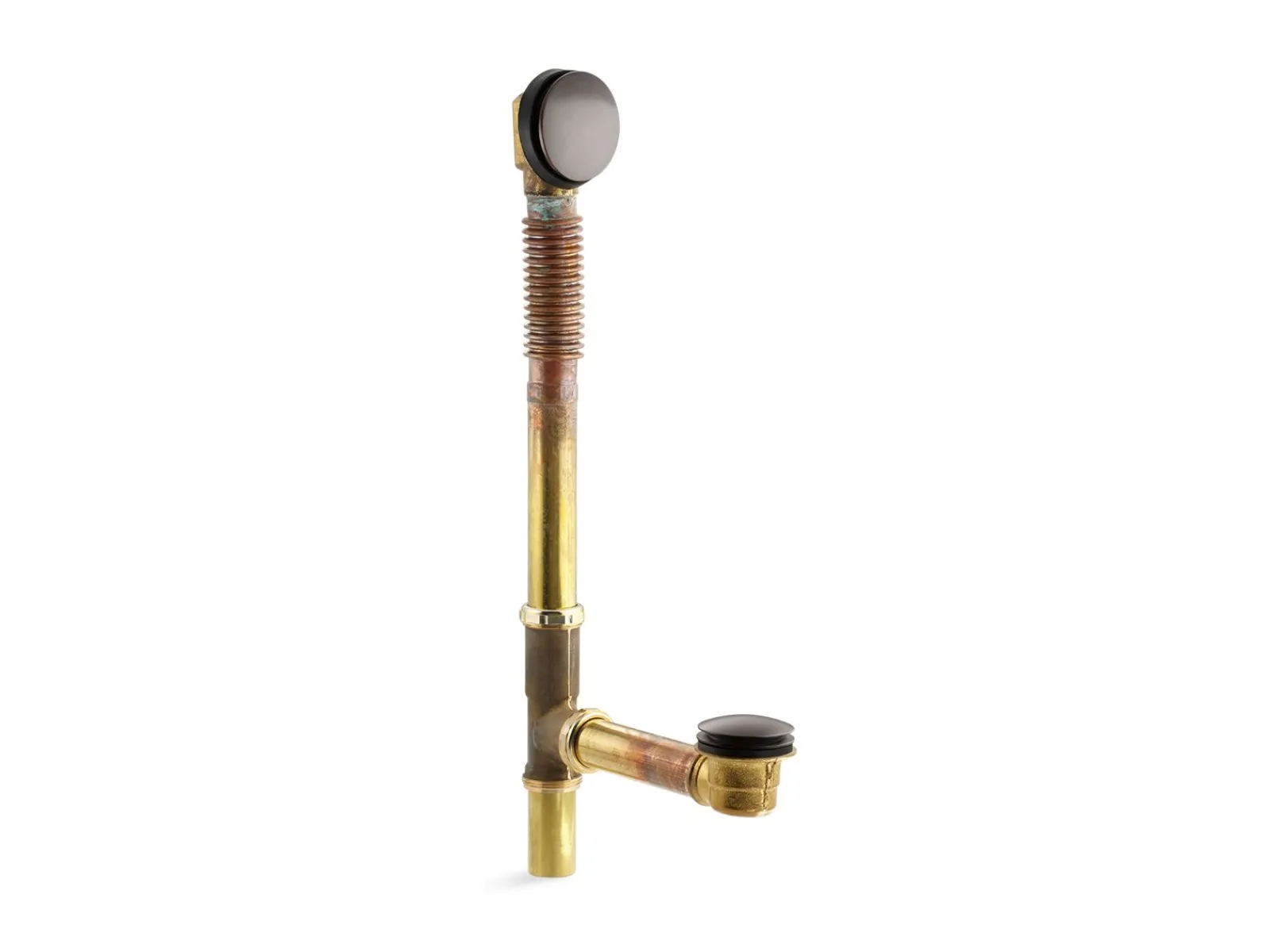 Brass toe tap bath drain^Kohler Discount