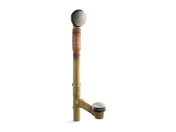 Brass toe tap bath drain^Kohler Discount