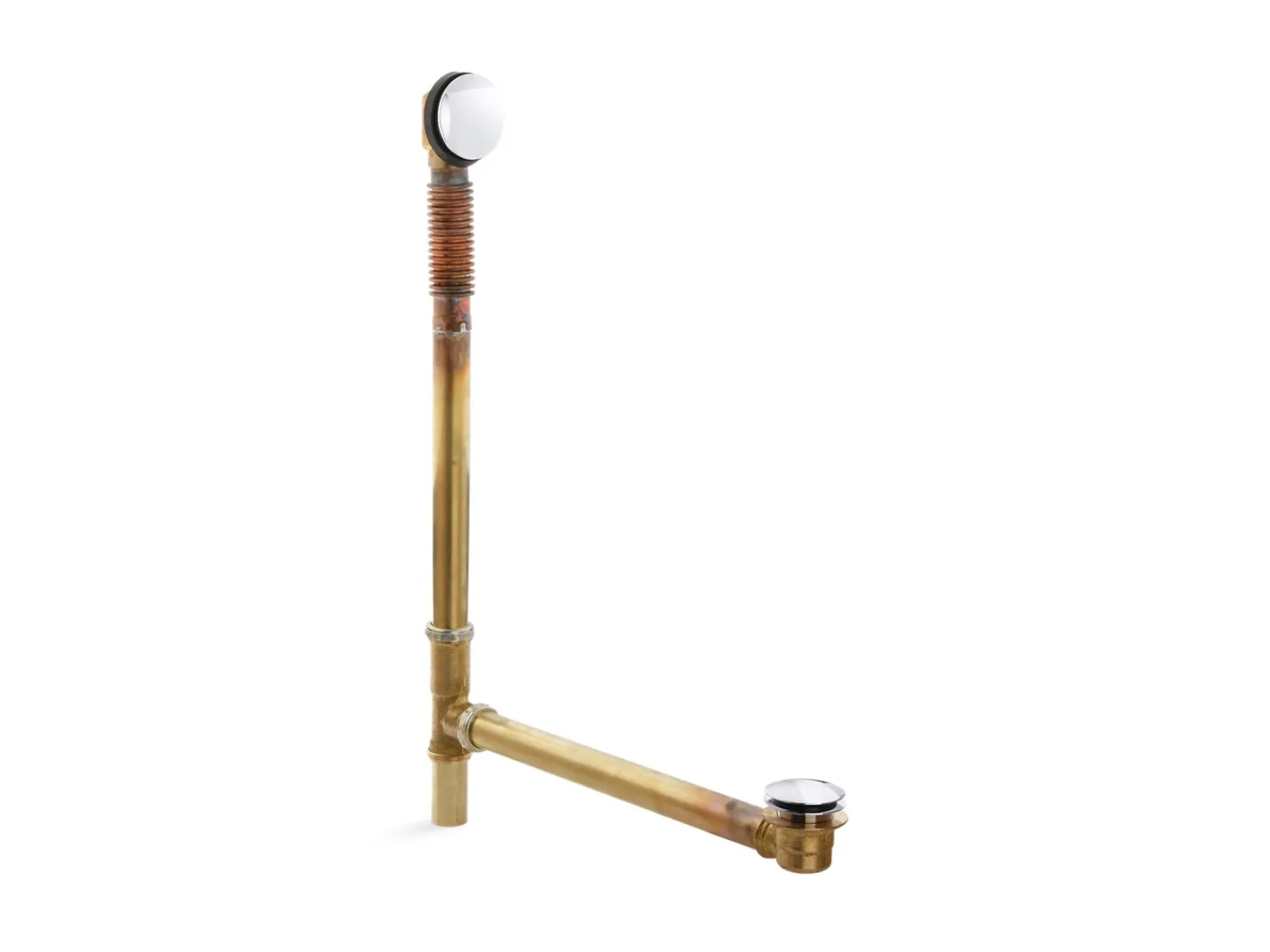 Brass toe tap bath drain^Kohler Online