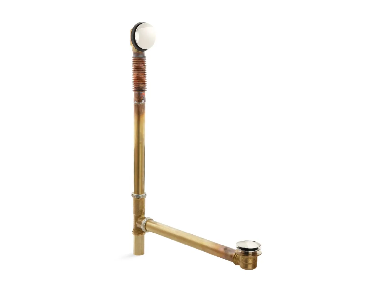 Brass toe tap bath drain^Kohler Online