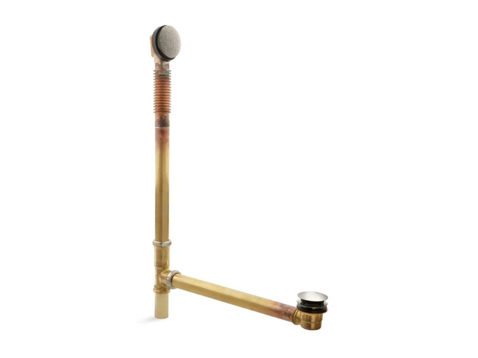 Brass toe tap bath drain^Kohler Online