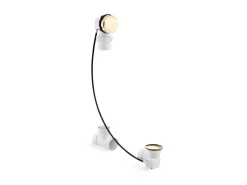 Cable bath drain, less PVC tubing^Kohler Hot