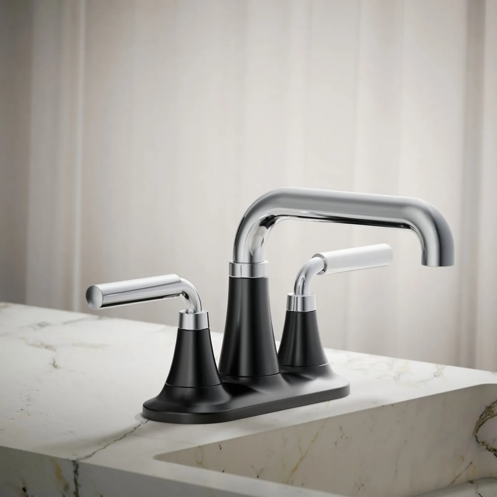 Centerset bathroom sink faucet, 0.5 gpm^Kohler New