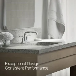 Centerset bathroom sink faucet, 0.5 gpm^Kohler New