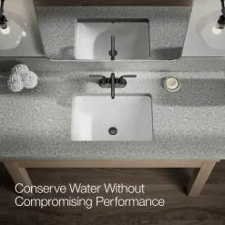 Centerset bathroom sink faucet, 0.5 gpm^Kohler New