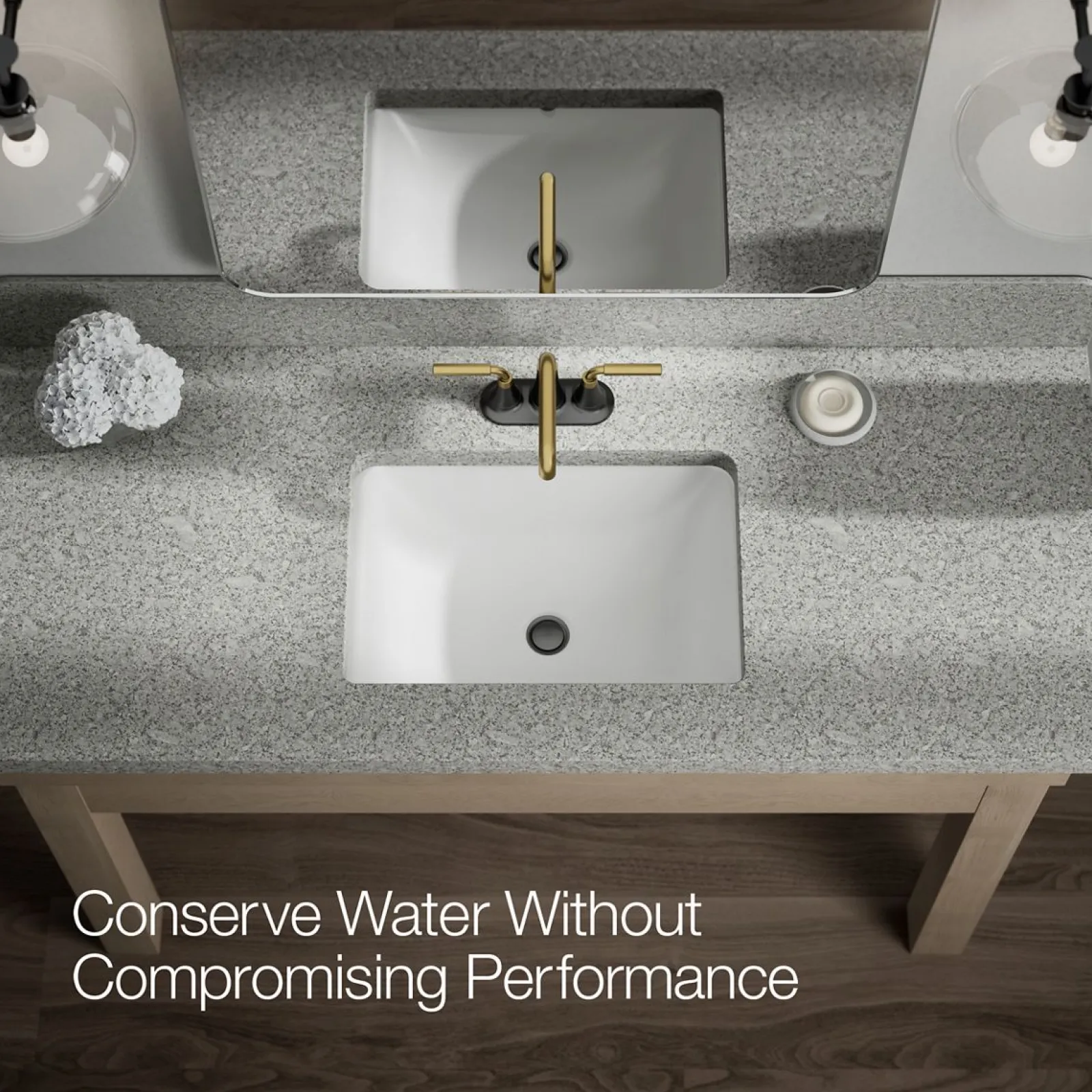 Centerset bathroom sink faucet, 0.5 gpm^Kohler New
