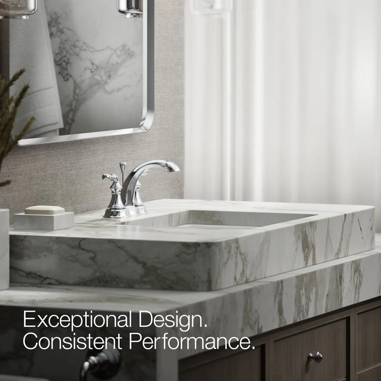 Centerset bathroom sink faucet, 1.2 gpm^Kohler Discount