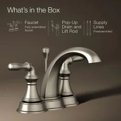 Centerset bathroom sink faucet, 1.2 gpm^Kohler Discount