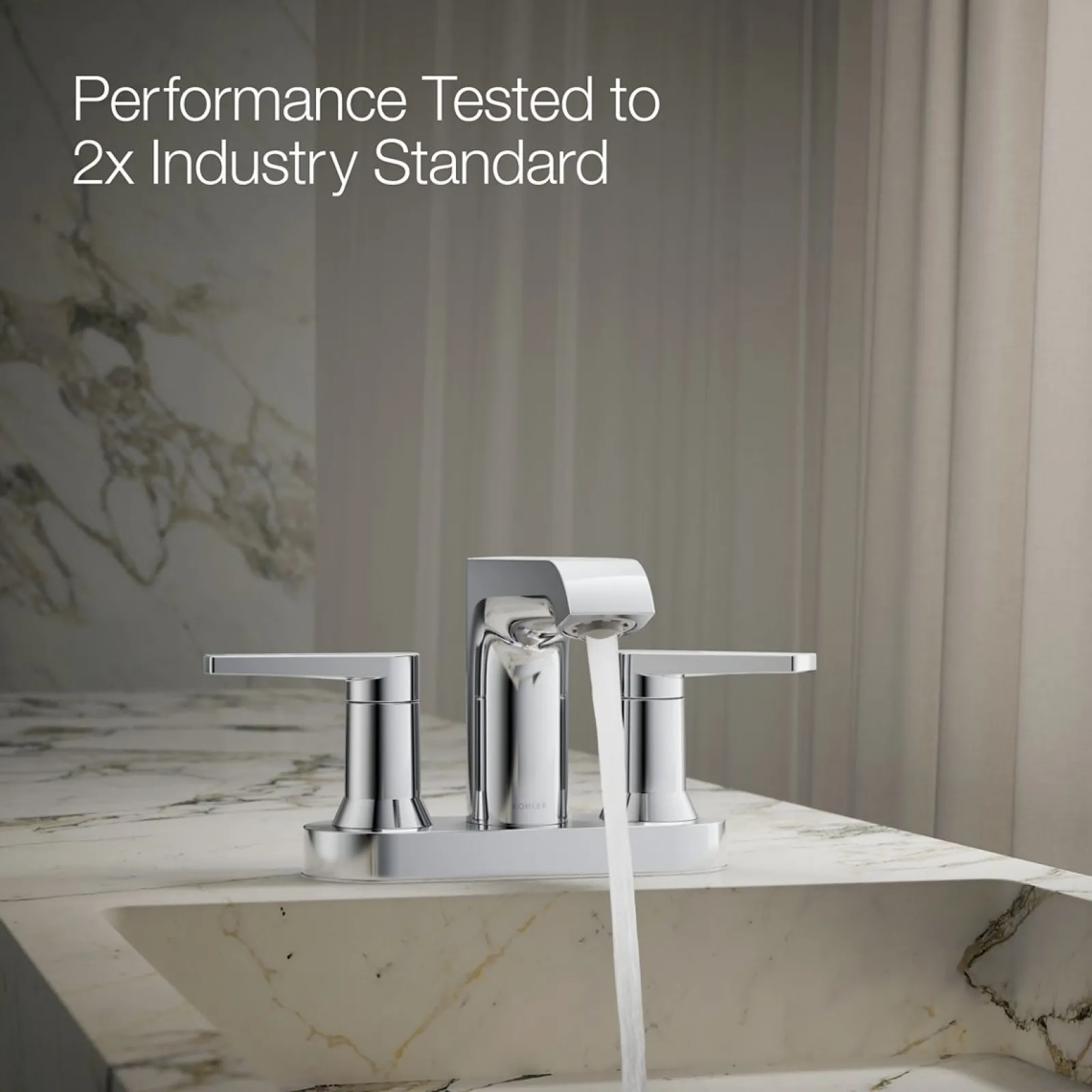 Centerset bathroom sink faucet, 1.2 gpm^Kohler Best