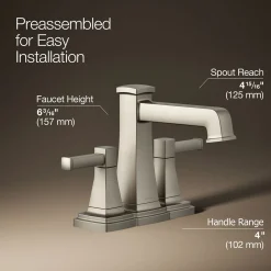 Centerset bathroom sink faucet, 1.2 gpm^Kohler Sale