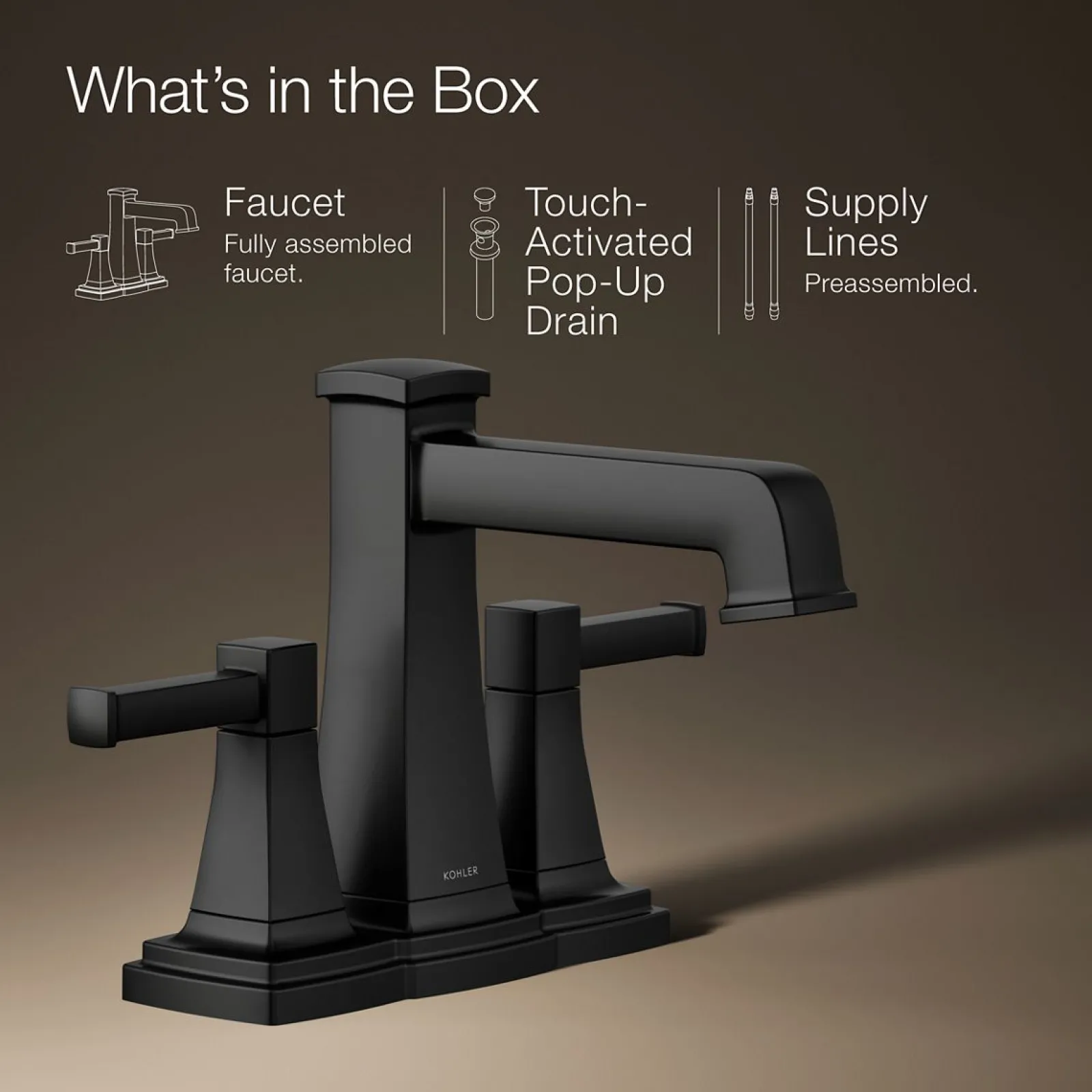 Centerset bathroom sink faucet, 1.2 gpm^Kohler Sale