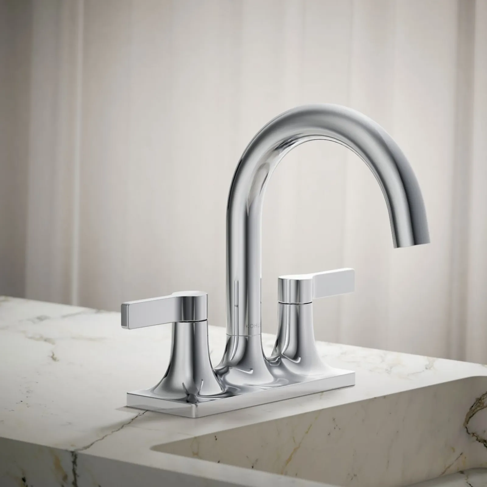 Centerset bathroom sink faucet, 1.2 gpm^Kohler