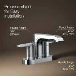 Centerset bathroom sink faucet, 1.2 gpm^Kohler Clearance