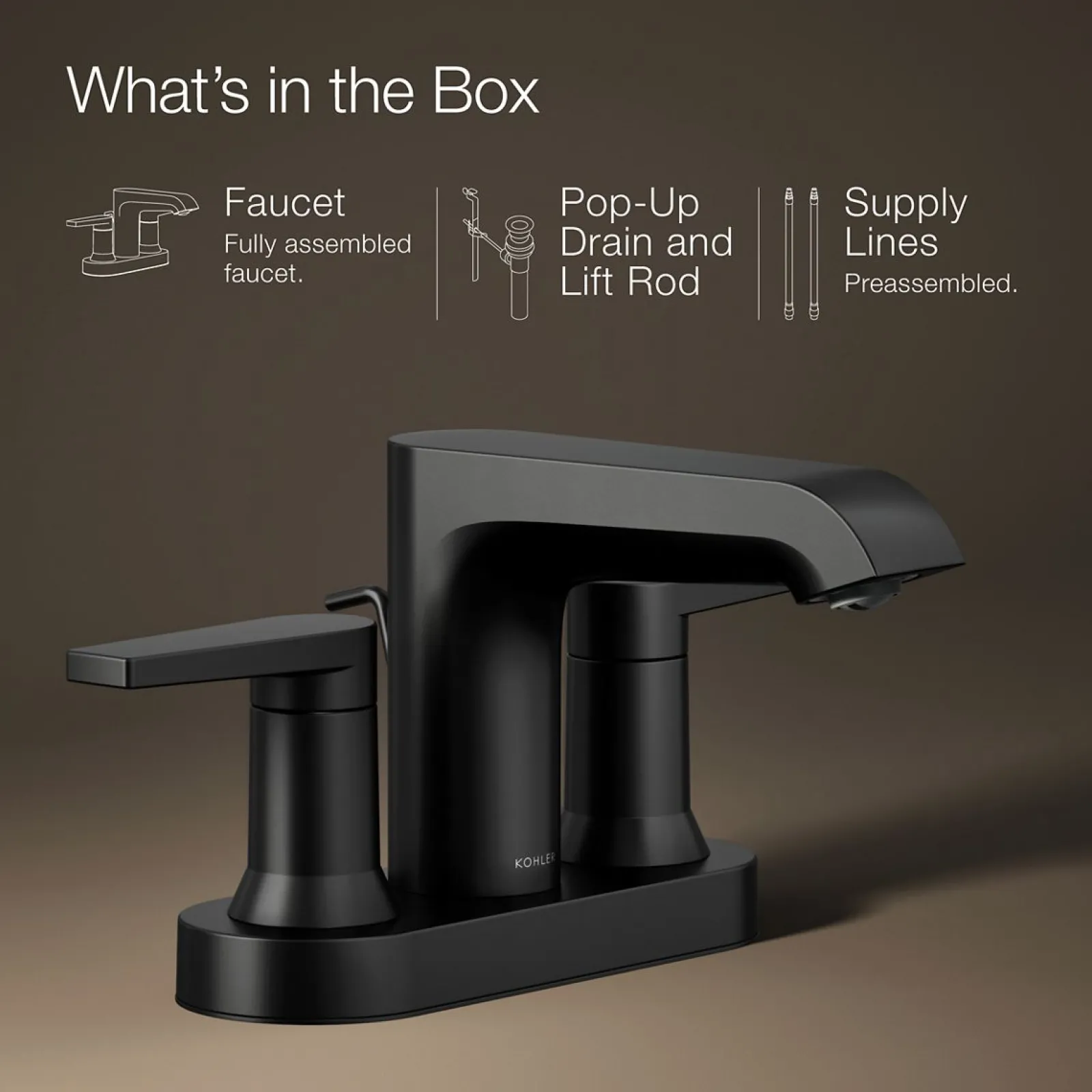 Centerset bathroom sink faucet, 1.2 gpm^Kohler Clearance