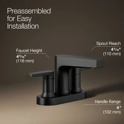 Centerset bathroom sink faucet, 1.2 gpm^Kohler Clearance