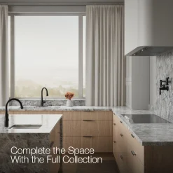 Compact pull-down kitchen sink faucet with three-function sprayhead^Kohler Online