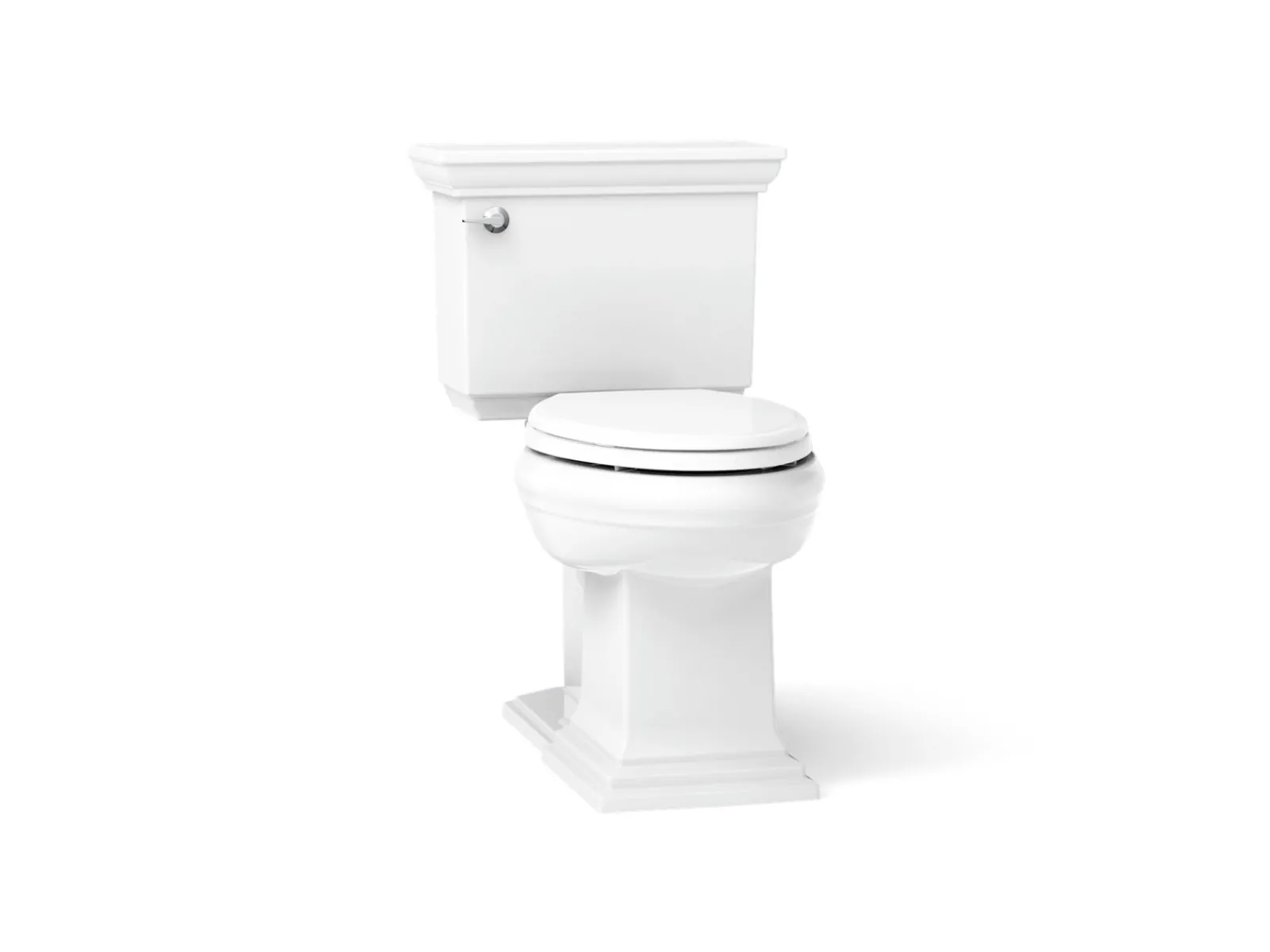 ContinuousClean ST two-piece elongated toilet with concealed trapway, 1.28 gpf^Kohler Outlet