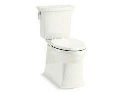 ContinuousClean XT two-piece elongated toilet with skirted trapway, 1.28 gpf^Kohler Online