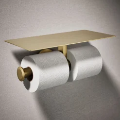Covered double toilet paper holder^Kohler Hot