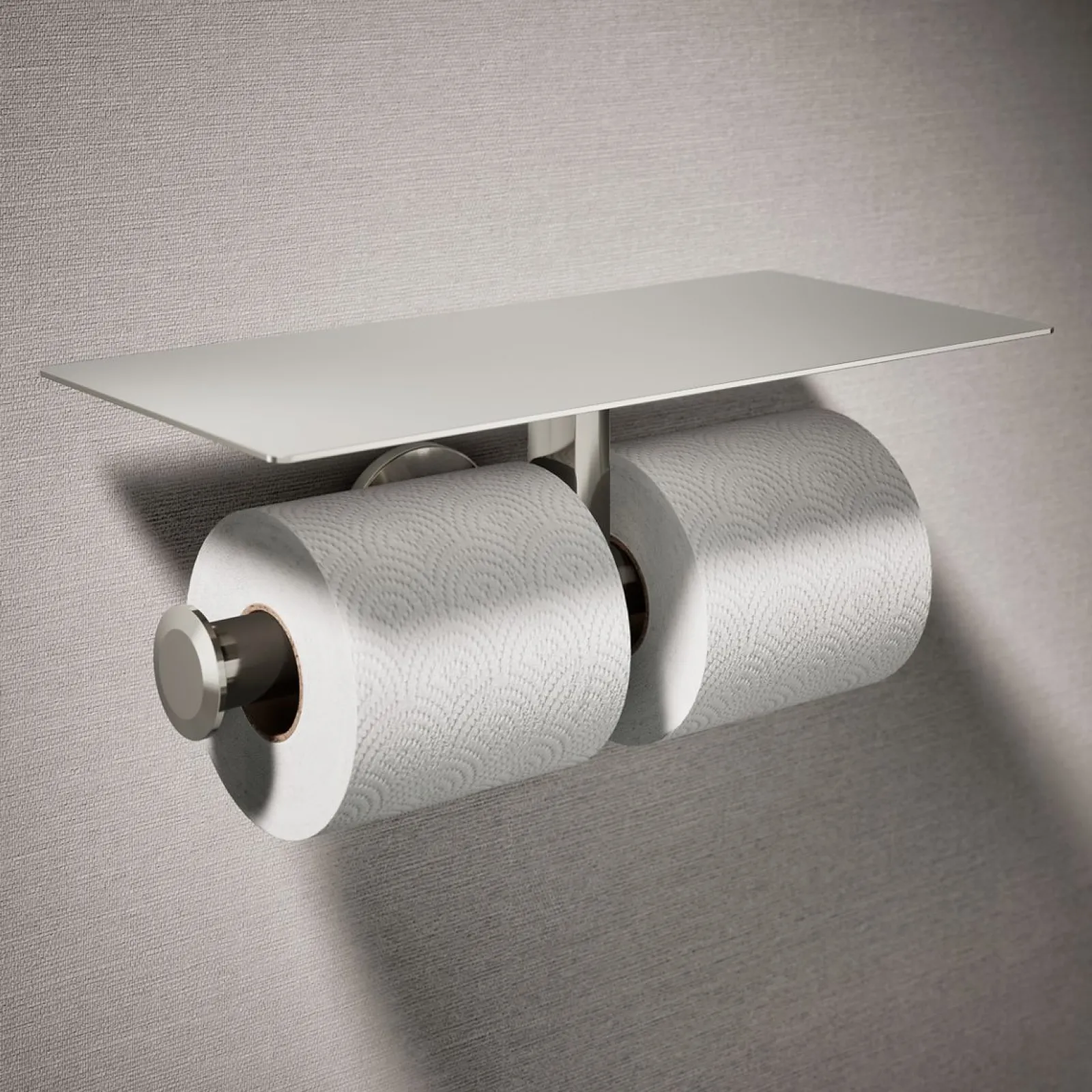 Covered double toilet paper holder^Kohler Hot