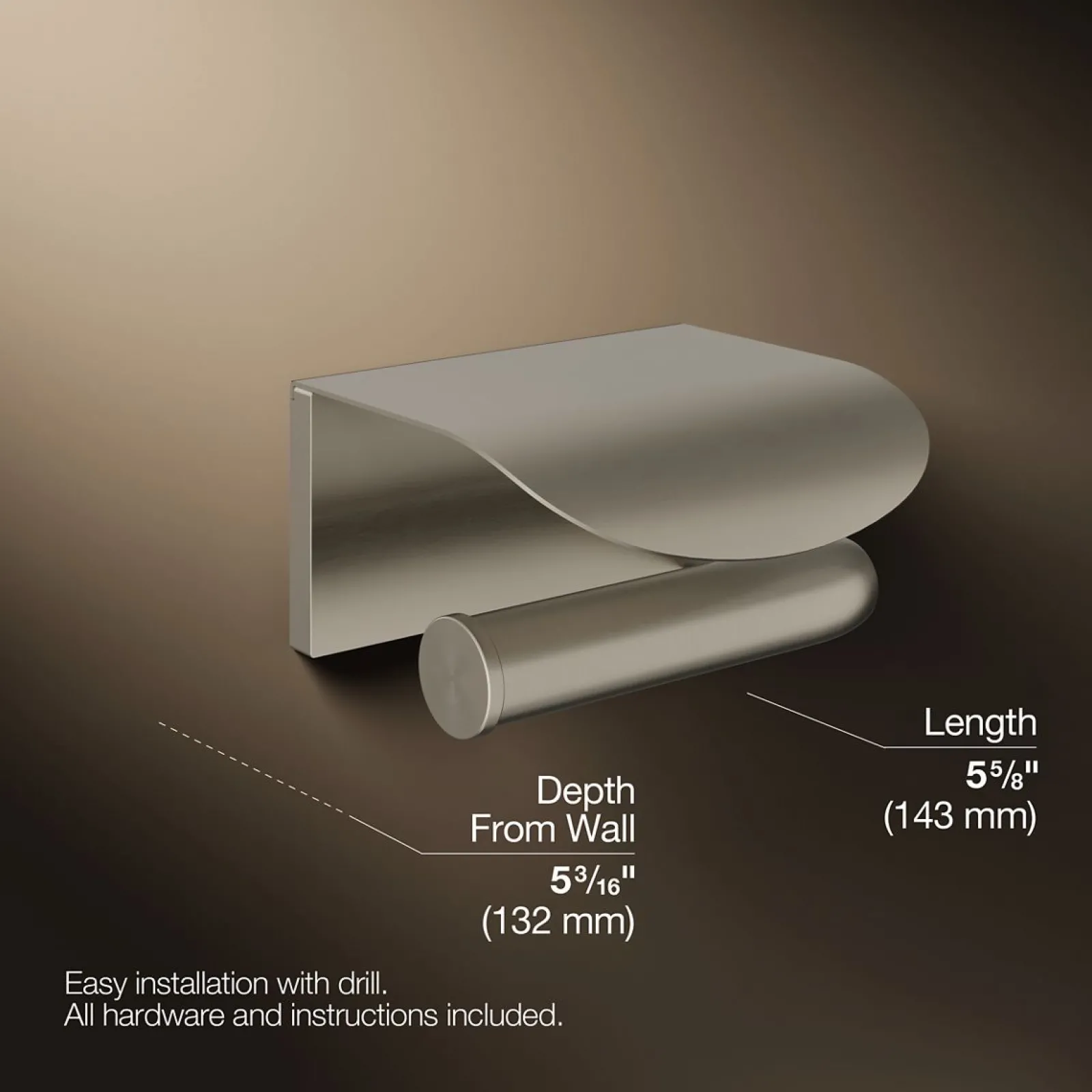 Covered toilet paper holder^Kohler Best