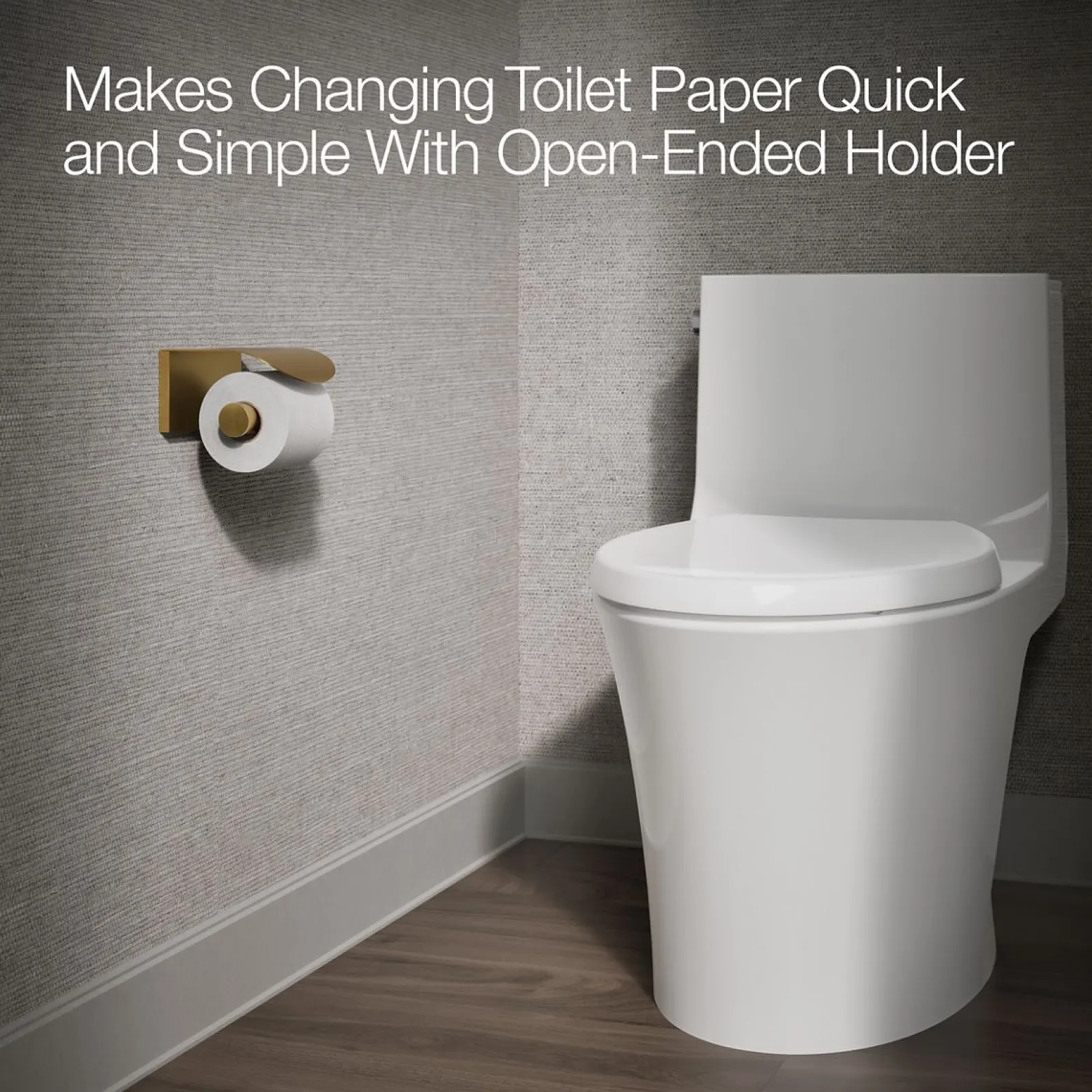 Covered toilet paper holder^Kohler Best