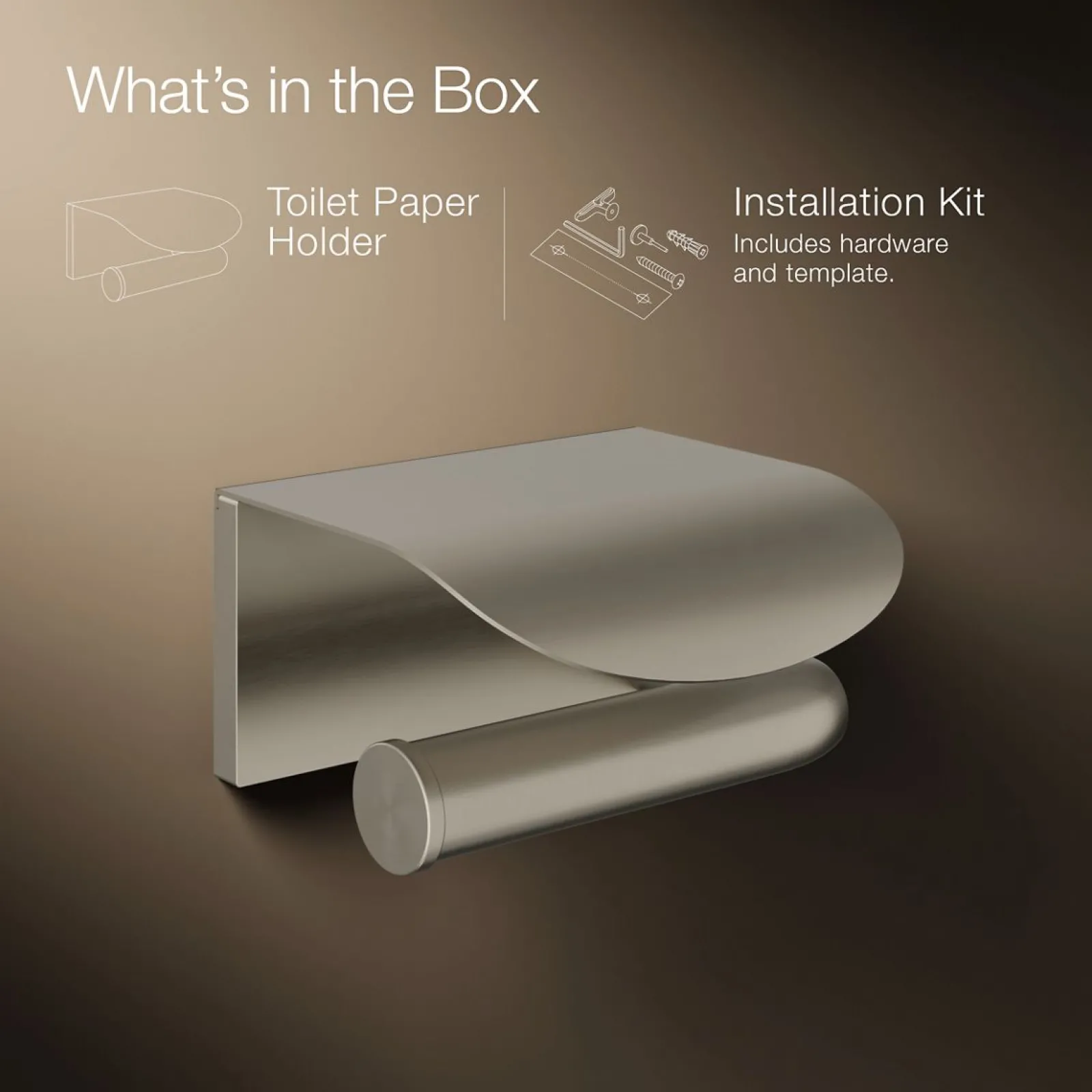 Covered toilet paper holder^Kohler Best