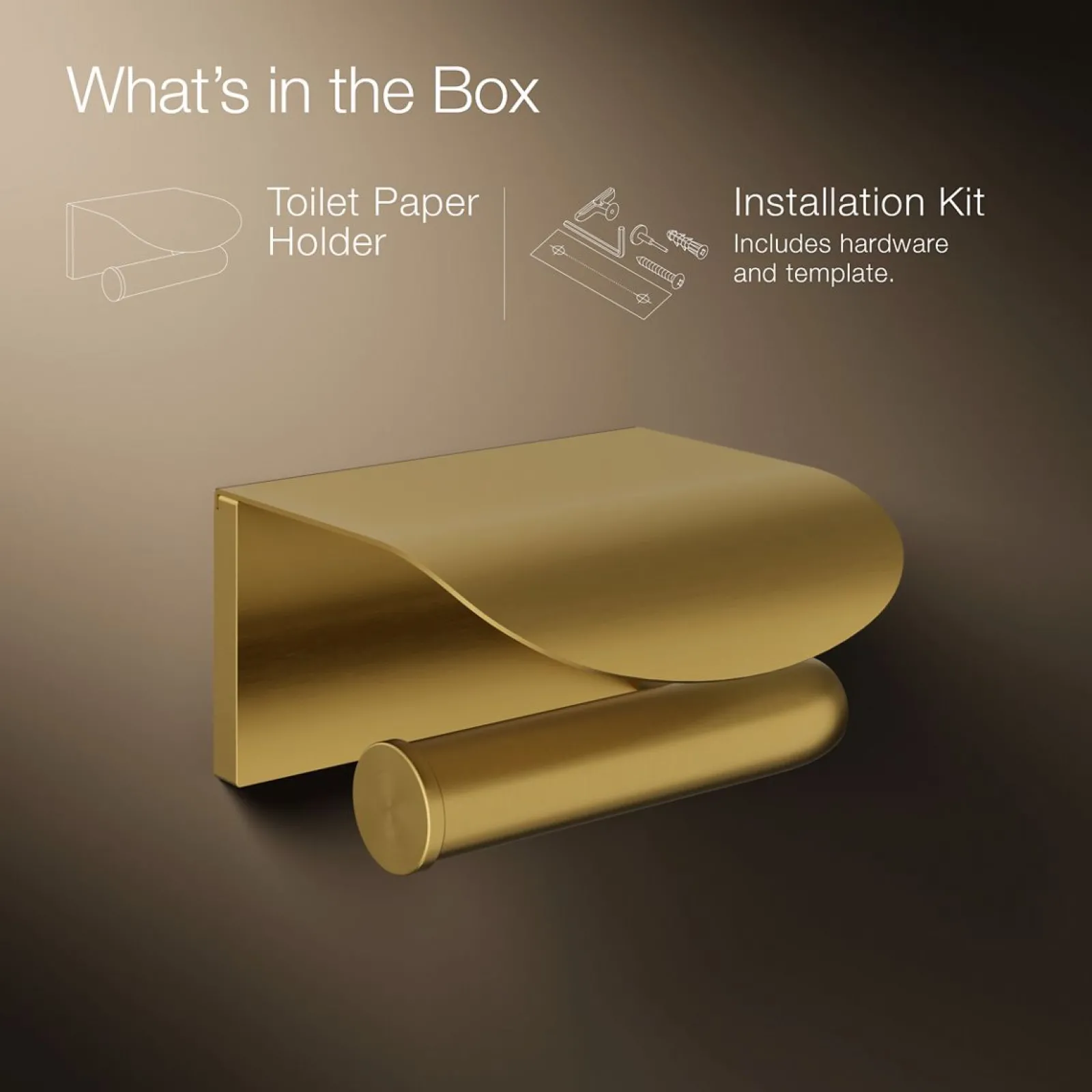 Covered toilet paper holder^Kohler Best