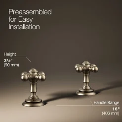 Cross bathroom sink faucet handles^Kohler Outlet