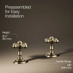 Cross bathroom sink faucet handles^Kohler Outlet