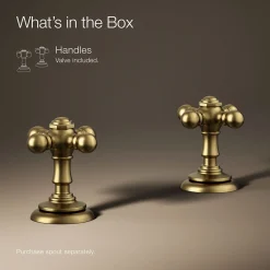Cross bathroom sink faucet handles^Kohler Outlet