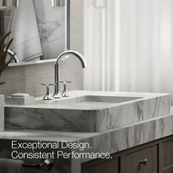 Cross bathroom sink faucet handles^Kohler Online