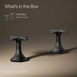 Cross bathroom sink faucet handles^Kohler Online