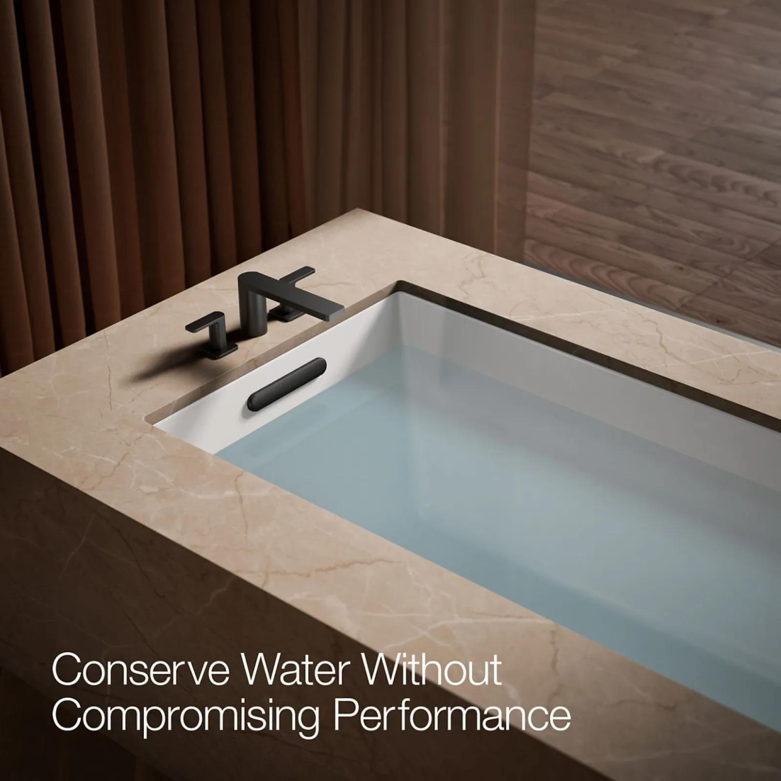 Deck-mount bath faucet^Kohler